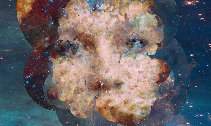 Искусство от Серхио Альбиак созданное из снимков телескопа Хаббл