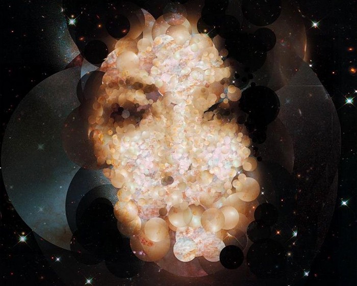 Искусство от Серхио Альбиак созданное из снимков телескопа Хаббл
