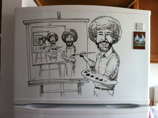 Рисунки на холодильнике. Чарли Лэйтон - Freezer Fridays